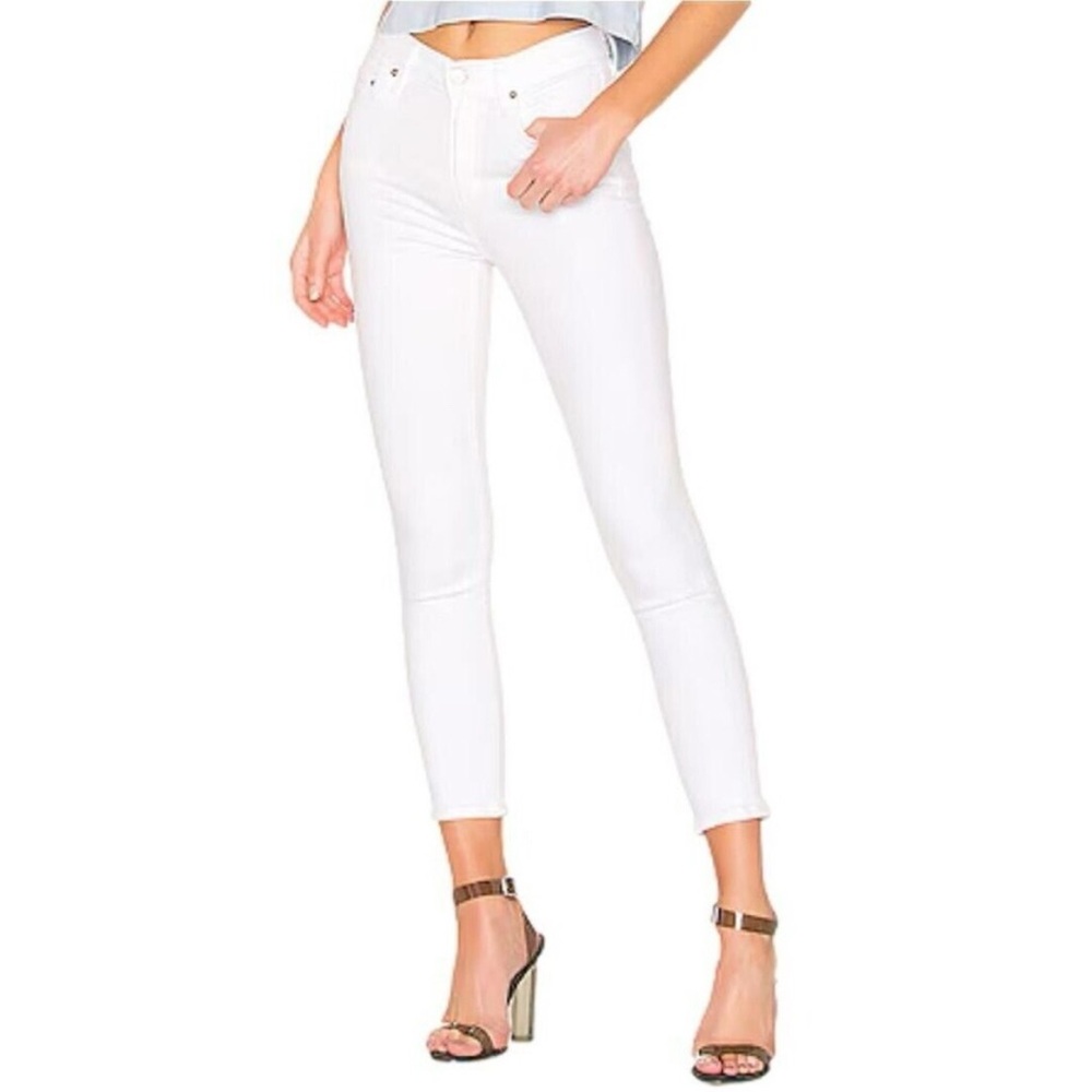 NWT Hudson Krista Super Skinny White Ankle Jeans